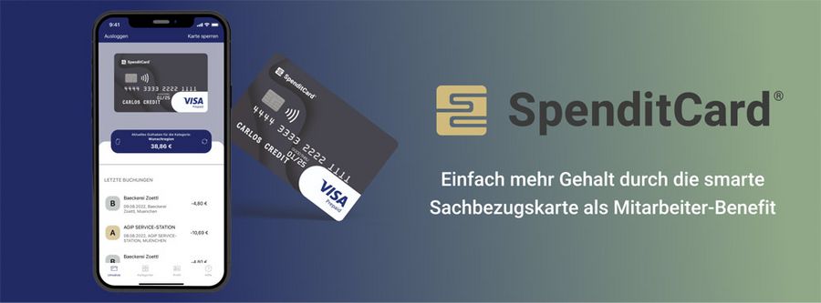 Mehr als 6.000 zufriedene Firmenkunden nutzen mittlerweile die smarten Mitarbeiter Benefits von SPENDIT. „Bei der SpenditCard handelt es sich um eine VISA-Prepaid Karte für Sachbezüge“, erläutert CEO Ralf Aigner. „Außerdem gibt es Lunchit – die digitale Essensmarke per App.“