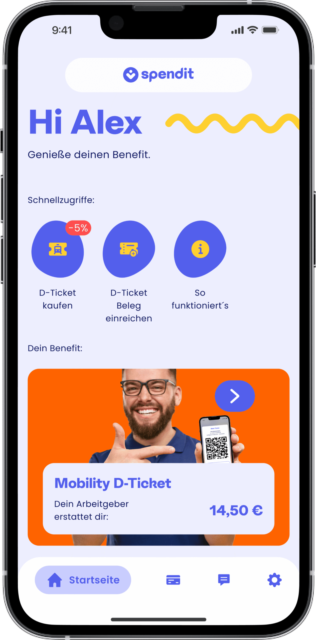 Mobility Deutschlandticket App Screen